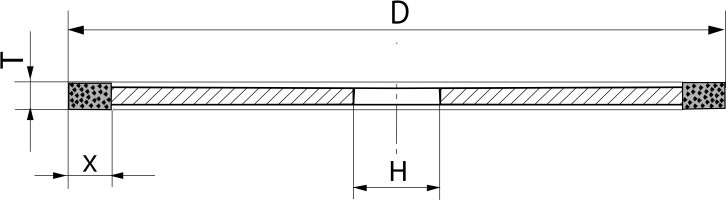 1A1R. CBN Круги отрезные PDT